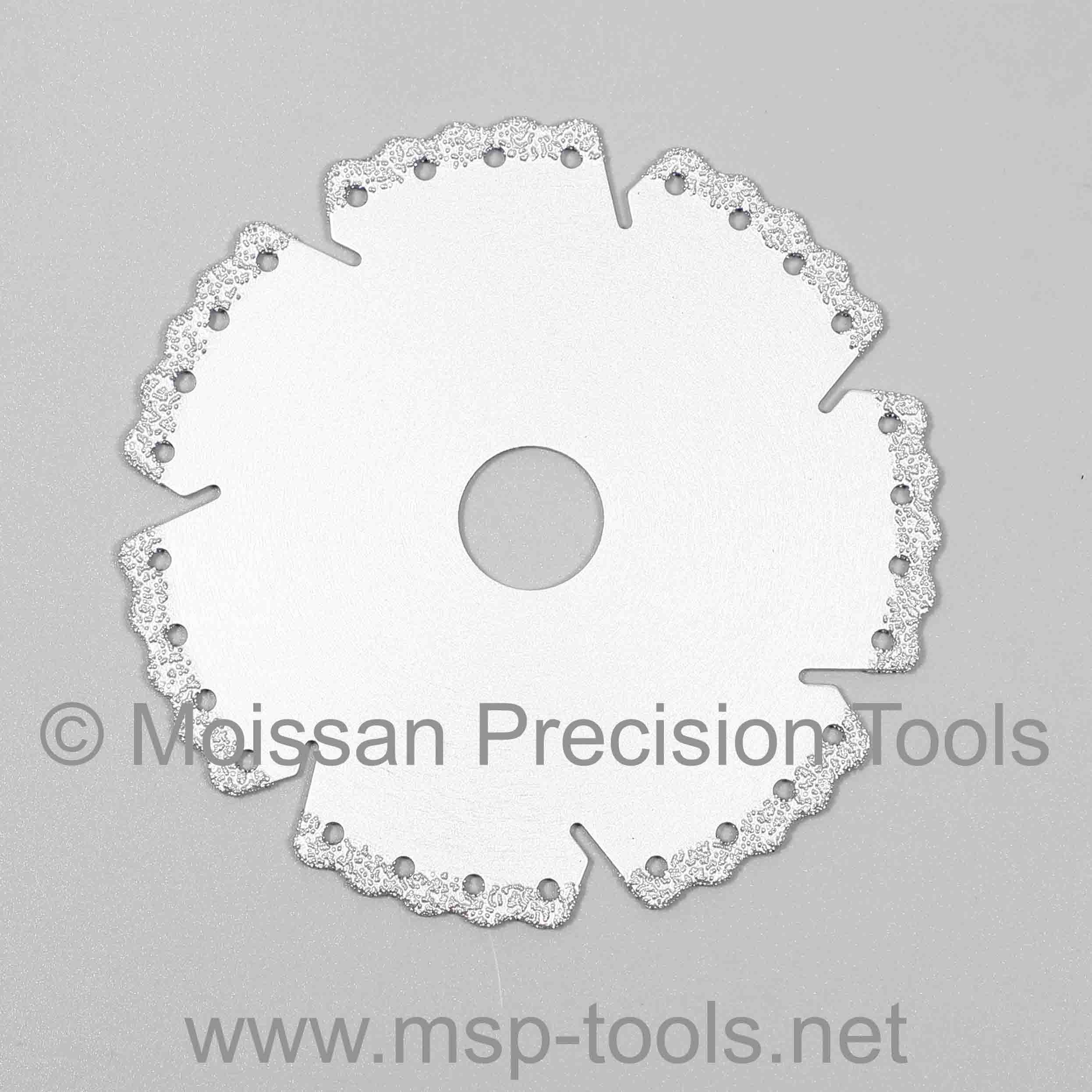 Brazed diamond saw blade Type D