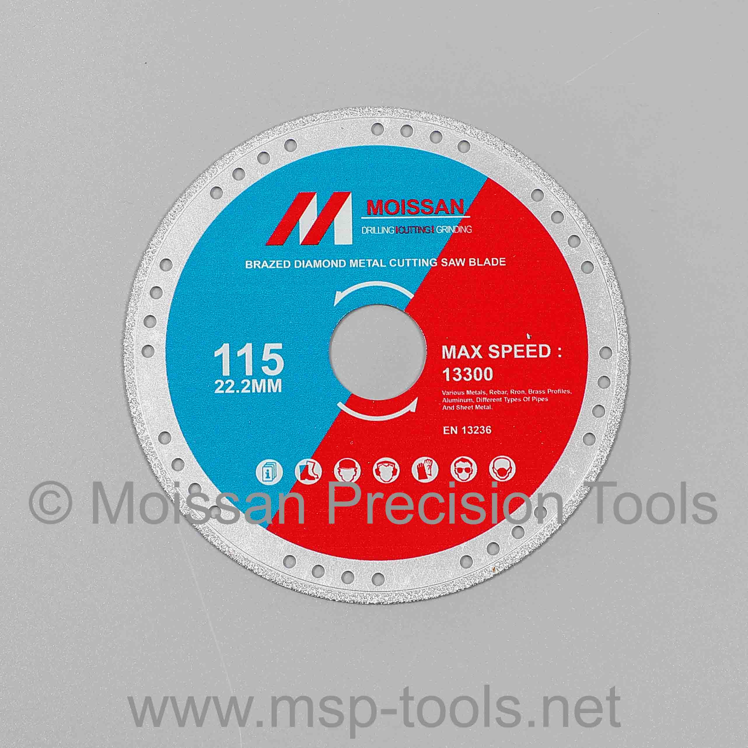 Brazed diamond saw blade Type A