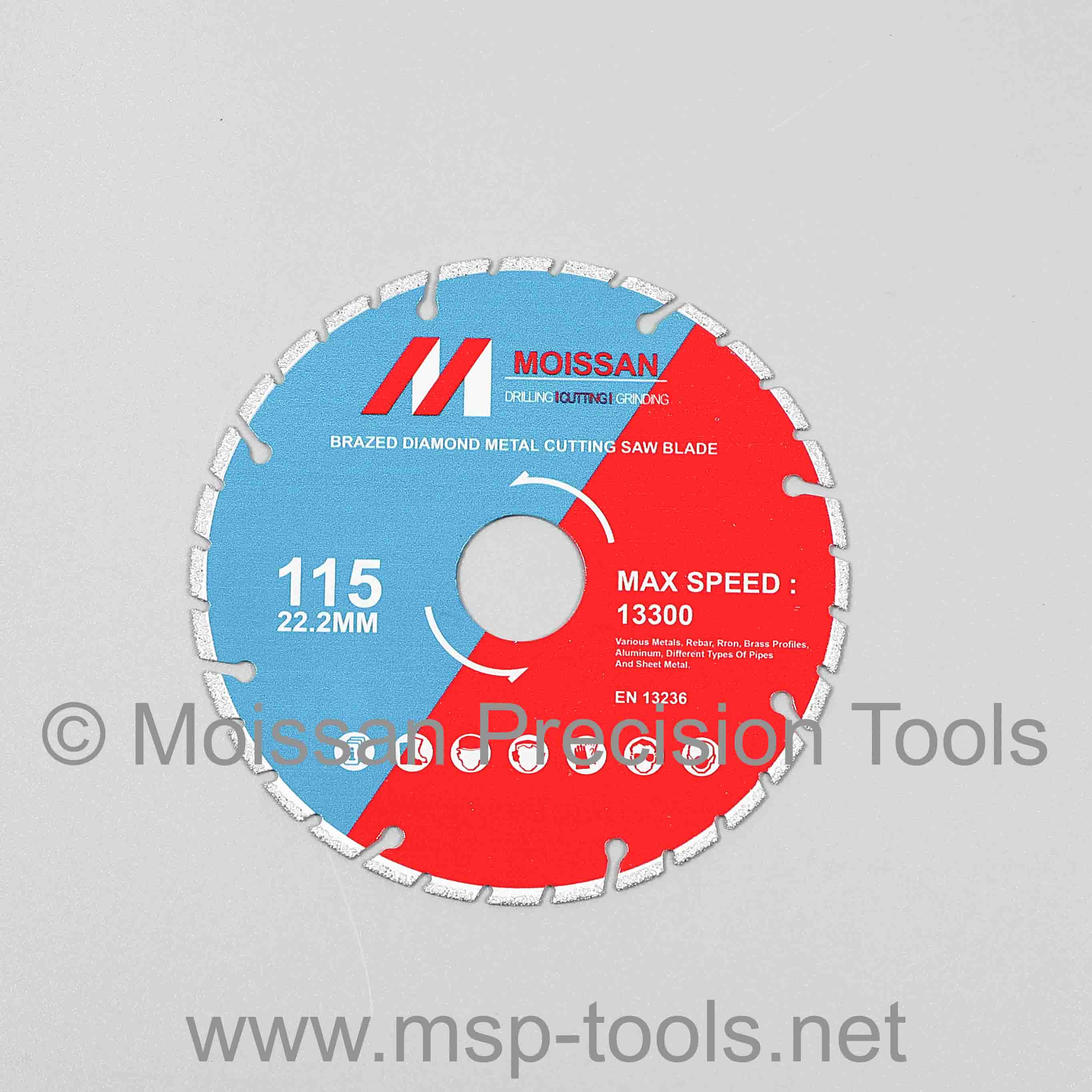 Brazed diamond saw blade Type B