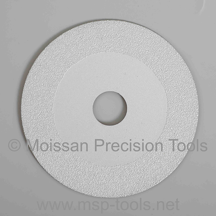 Brazed diamond glass cutting saw blade